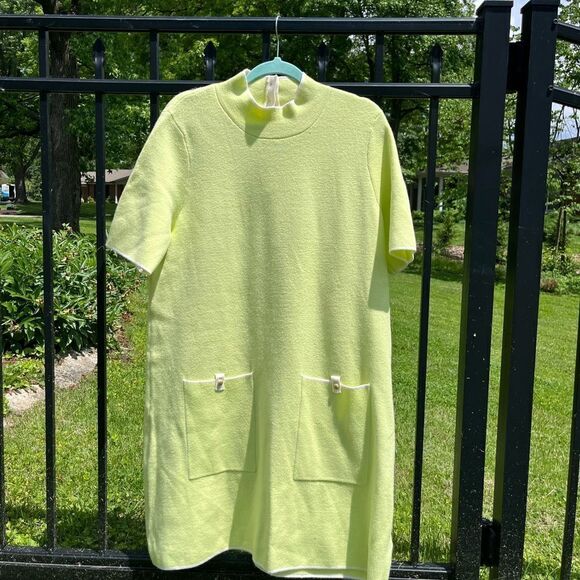 Anthropologie The Annalise Mock-Neck Mini Sweater Dress by Maeve NWT - Picture 7 of 10